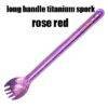 Rose Red Spork