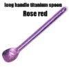 Rose Red Spoon